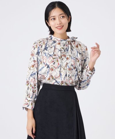 【ウォッシャブル】タッセルプリント