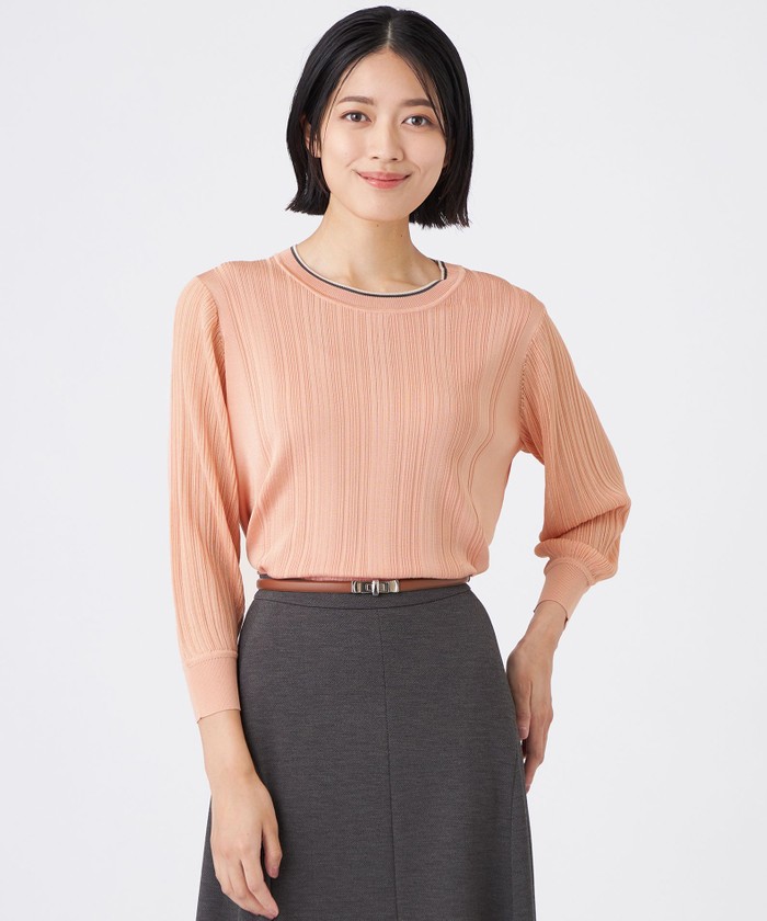 ピンク系｜ニット・セーター｜TRANS WORK(トランスワーク)｜阪急百貨店