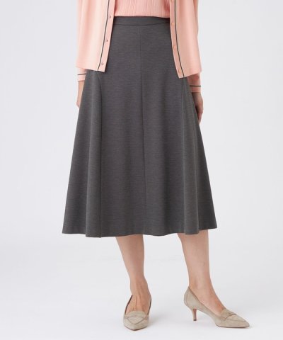 【美シリーズ・セットアップ対応・ウォッシャブル】プレミアムジャージスカート