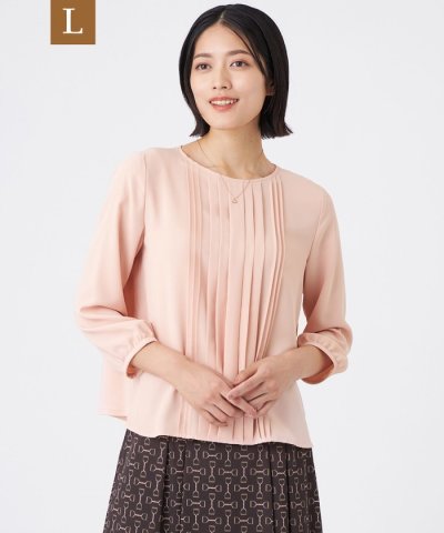 【L】【ウォッシャブル】オフショアベネブラウス