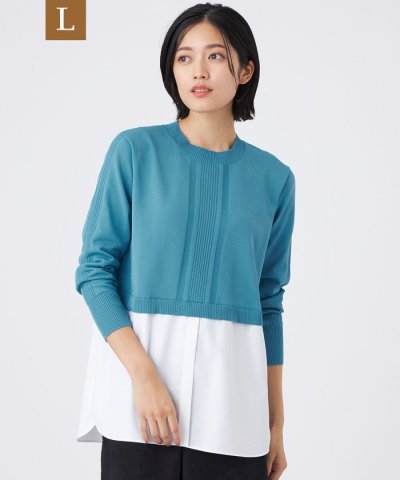 【L】【ウォッシャブル】TEXBRIDプルオーバー