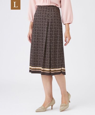 【L】【吸水速乾・UV・接触冷感・ウォッシャブル】ビットエアファインスカート