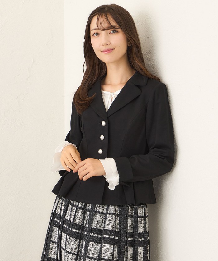 ⭐︎タグ付き新品⭐︎TO BE CHIC ブルゾン 40サイズ グーレジュ ブラック系｜ジャケット｜TO BE CHIC(トゥー ビー シック)｜阪急