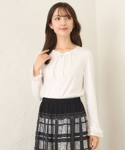 リボンビジュー カットソー