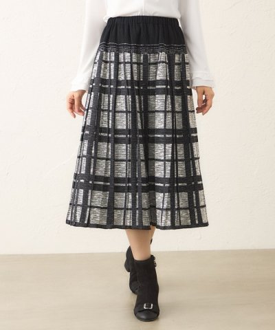 ツイード調ジャカード スカート