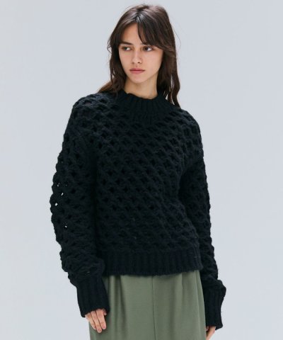 KOKOMO / ウールアルパカメッシュニット