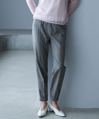 【洗える】T/Wブロード ジョグパンツ