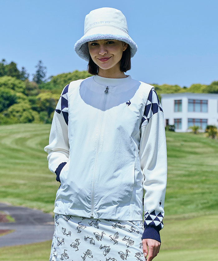 lecoqsportifgolf ルコックスポルティフ ゴルフ le coq sportif golf ウォームベ ホワイト M