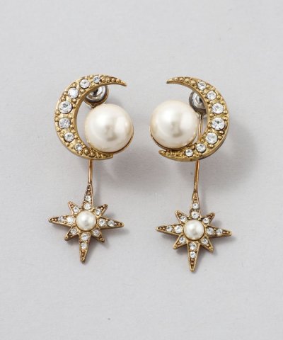 【ADER.bijoux】スタームーンピアス《WEB＆EPOCA THE SHO