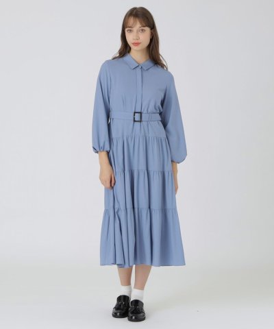 【取扱店舗限定】ウールツイルティアードドレス