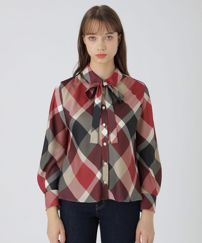 超美品ブルーレーベルクレストブリッジ　ブラウス ドットプリントブラウス（ブラウス）｜BLUE LABEL CRESTBRIDGE