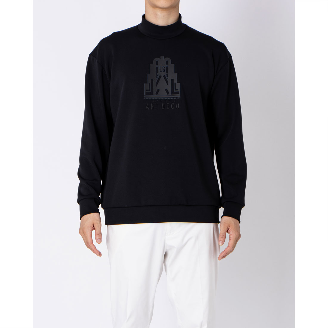 LANVINSPORT ランバン スポール LANVIN SPORT 【アールデコ100周年】長袖カット ブラック 38 LANVINSPORT ランバン スポール LANVIN SPORT 【アールデコ100周年】長袖カット ブラック 38