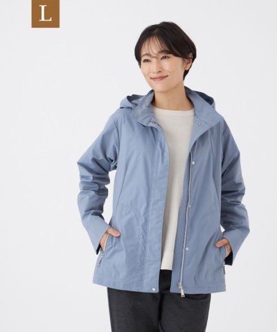 【L】【カタログ掲載】【はっ水・マシンウォッシャブル】グレイスメモリーフーデッド