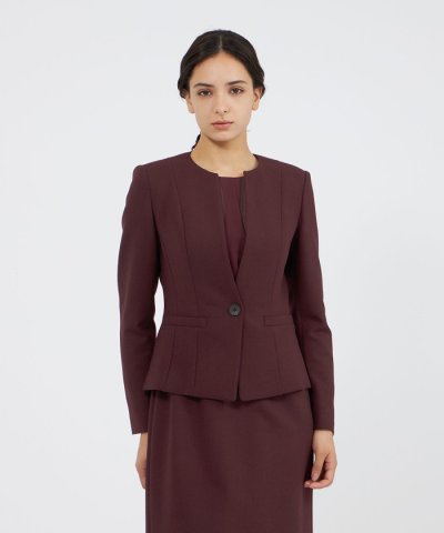 24 TWENTY FOUR Noble ノーカラージャケット