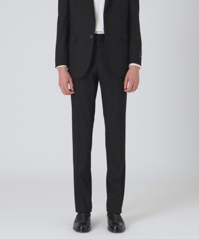 CARREMAN ウォッシャブルソリッドスラックス