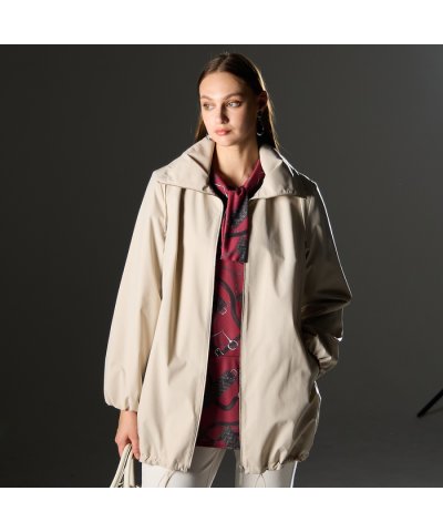 【L～4L】高密度タフタ×エアロサーモジャケット