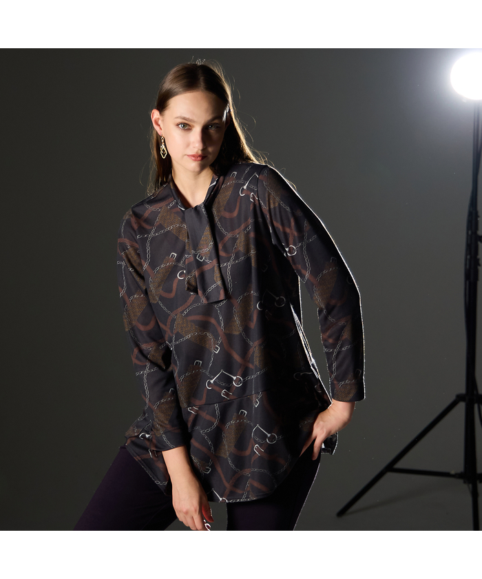 グレー系｜カットソー・Tシャツ｜Liliane Burty(Lサイズ)(リリアン