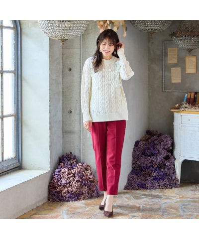 【人気アイテム】【蓄熱保温】ウーリッチウォームセンタープレスパンツ