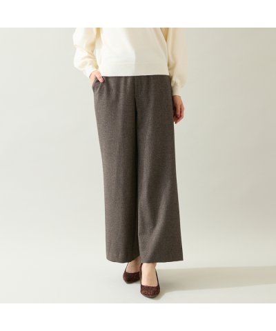 ローズティアラ RoseTiara ツイード調ワイドパンツ