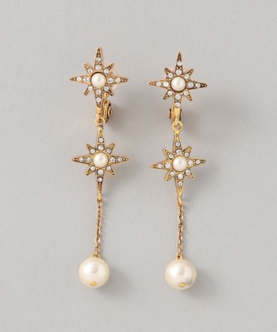 【ADER.bijoux】スターパールイヤリング《WEB＆EPOCA THE S