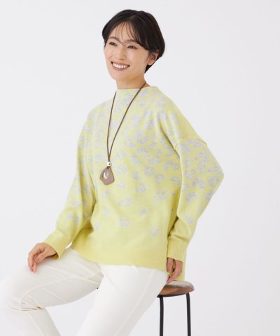 【カタログ掲載】【ウォッシャブル】パンサーグラデーションニットソー