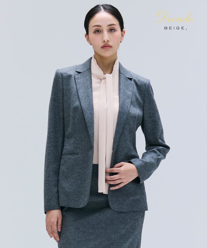 BEIGE 【セットアップ対応】CORBY / ウールテーラードジャケット C. GRAY 4 BEIGE 【セットアップ対応】CORBY / ウールテーラードジャケット C. GRAY 4