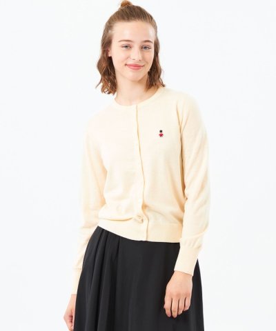 【WEB&一部店舗限定】バッキンガムベア ワッペンニットカーディガン