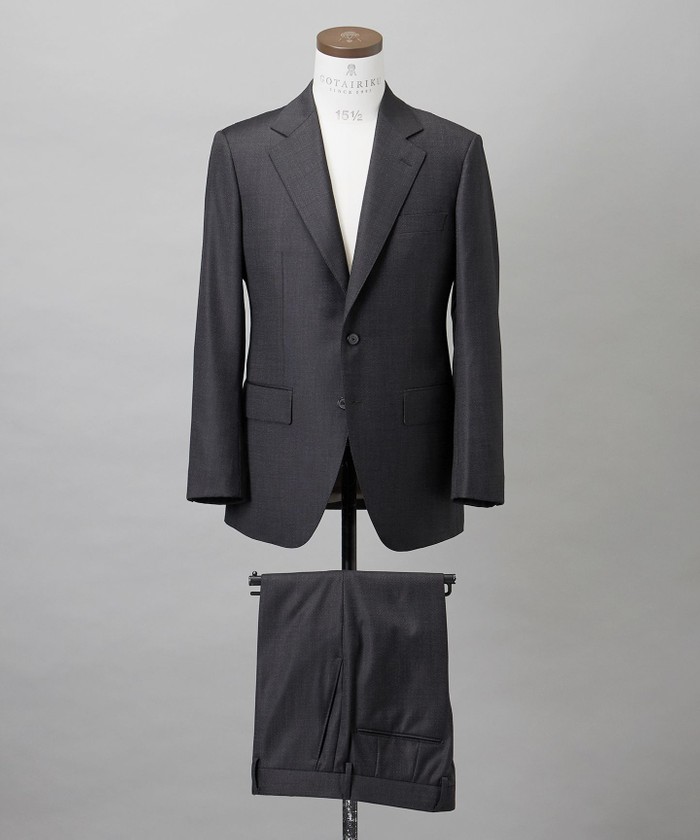 【極美品】ユニバーサルランゲージ スーツ セットアップ ロロピアーナ 総裏 極美品】ユニバーサルランゲージ スーツ セットアップ