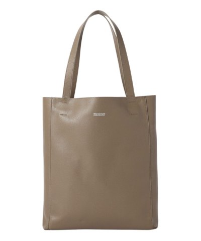 シンセティックシュリンクレザー バーチカルトート