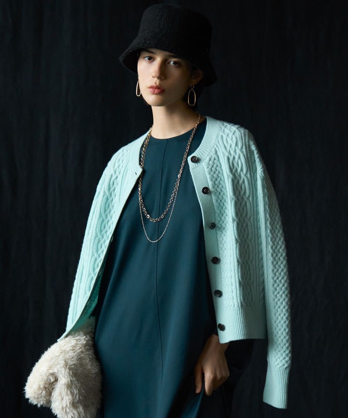 グリーン系｜カーディガン｜23区 (Lサイズ)(ニジュウサンク Lサイズ