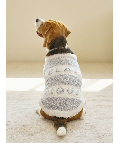 GELATOPIQUECAT & DOG 【CAT & DOG】ラージサイズジェラートメランジ2ボーダープルオーバー BLU XL GELATOPIQUECAT & DOG 【CAT & DOG】ラージサイズジェラートメランジ2ボーダープルオーバー BLU XL