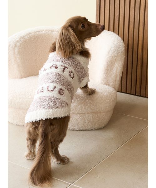 GELATOPIQUECAT & DOG 【CAT & DOG】ジェラートメランジ2ボーダープルオーバー BRW S GELATOPIQUECAT & DOG 【CAT & DOG】ジェラートメランジ2ボーダープルオーバー BRW S