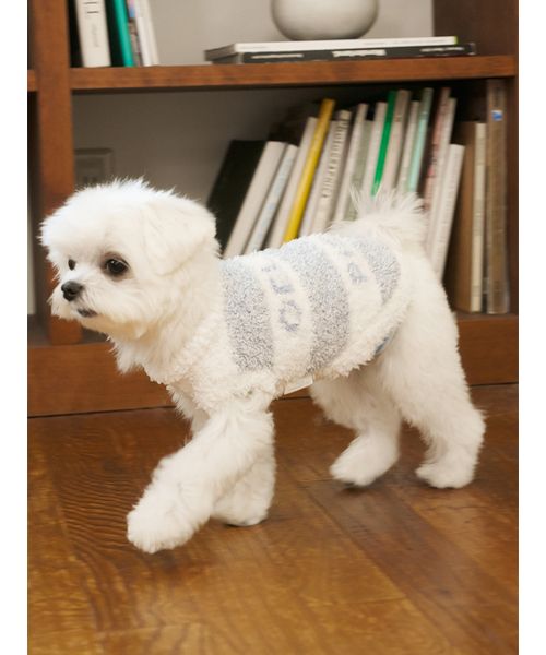 GELATOPIQUECAT & DOG 【CAT & DOG】ジェラートメランジ2ボーダープルオーバー BLU S GELATOPIQUECAT & DOG 【CAT & DOG】ジェラートメランジ2ボーダープルオーバー BLU S