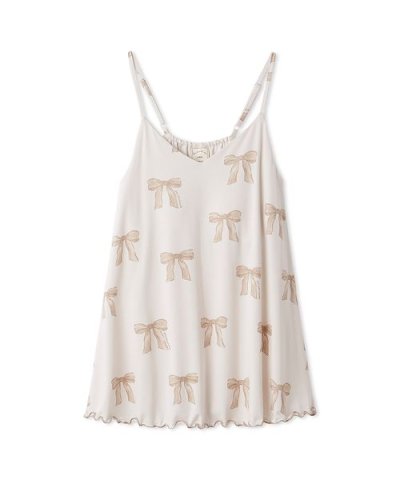 リボン柄カップインキャミソール