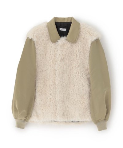 【near.nippon】ファーナイロンブルゾン《WEB＆EPOCA THE S