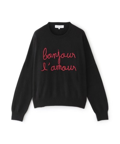 【MAISON LABICHE】ブラックニットプルオーバー《WEB＆EPOCA