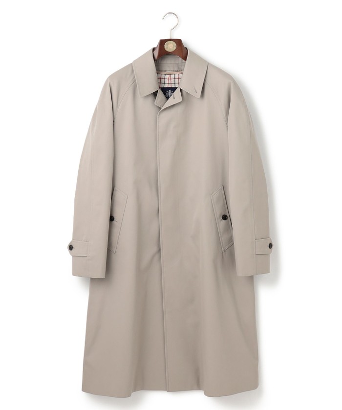 新品タグ付✨ジェイプレス ステンカラーコート 裏地玉虫 定価5万 ブラウン M 玉虫ツイル】ステンカラーコート / スプリングコート｜ABAHOUSE