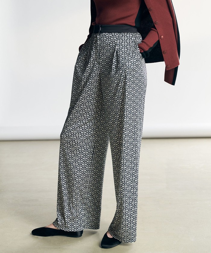 iCB　アイシービー　ガウチョパンツ　パンツ　11号 2/2ページ)｜パンツ｜ICB(アイシービー)｜阪急百貨店公式通販サイト