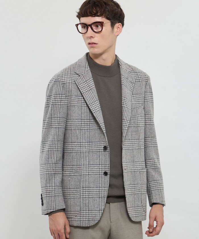 一部店舗限定】ブリティッシュウールグレンチェックジャケット 一部店舗限定】ブリティッシュウールグレンチェックジャケット