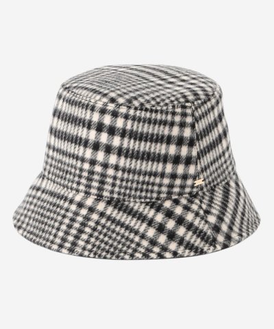 グレンチェックバゲットハット