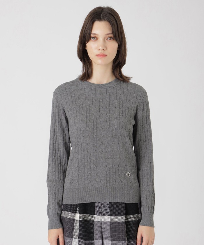 グレー系｜ニット・セーター｜BLUE LABEL CRESTBRIDGE(ブルーレーベル