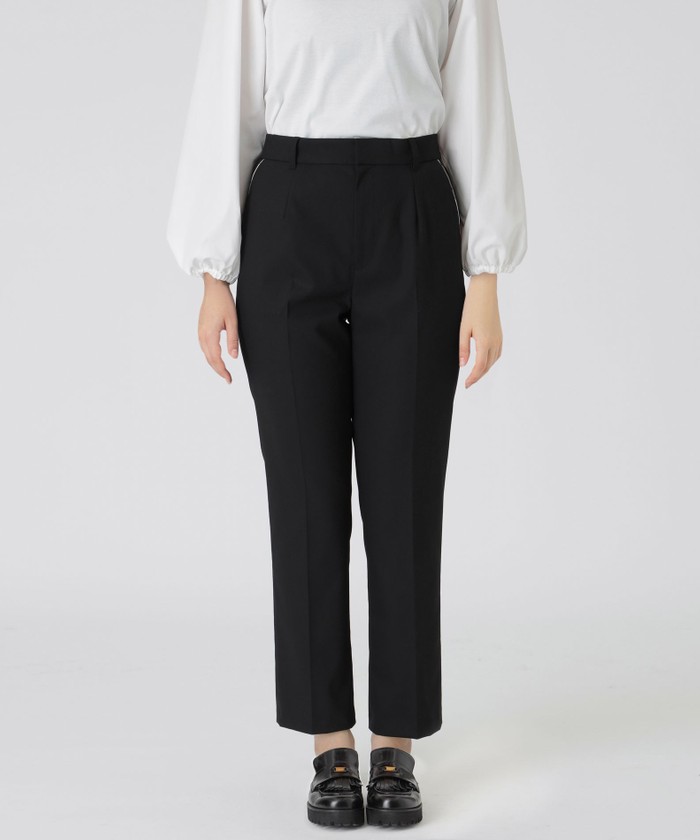 マットツイルストレッチスカート風パンツ(505649220)|阪急百貨店公式 マットツイルストレッチスカート風パンツ(505649220)|阪急百貨店公式