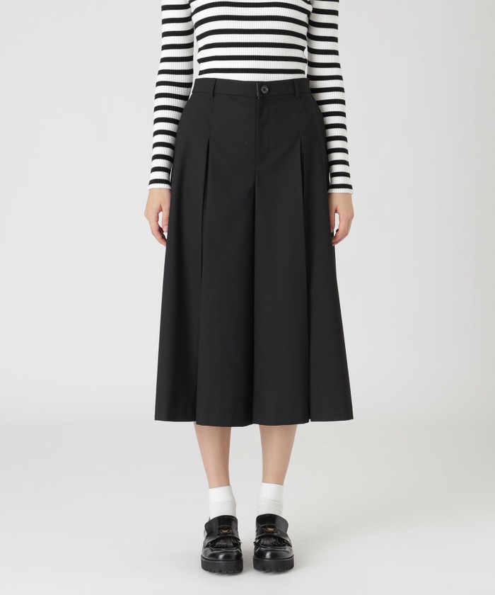 ☆BLUE LABEL CRESTBRIDGE☆ガウチョパンツブラック　ワイド♡ パンツ｜BLUE LABEL CRESTBRIDGE(ブルーレーベル・クレストブリッジ