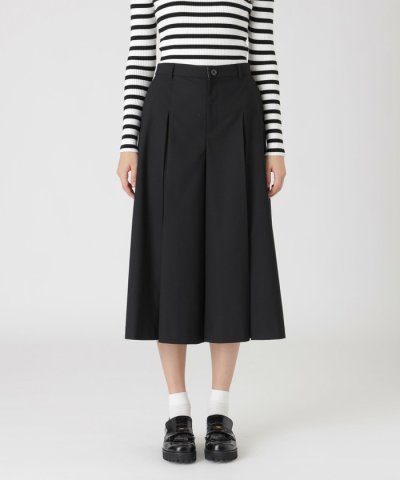 プレーンウォッシャブルガウチョパンツ