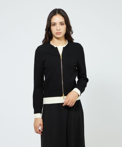 【La maglia】 ジップアップニット