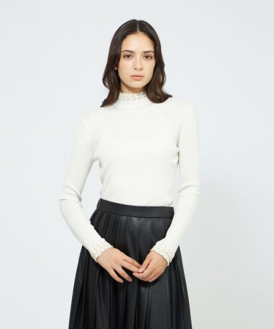 ワイドリブニット