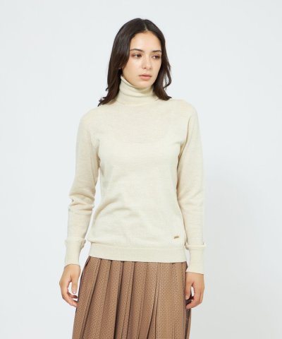 タートルネック　ラメニット