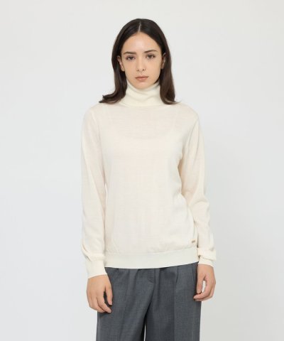 【WEB＆一部店舗限定】 ウォッシャブルウール　タートルネックニット