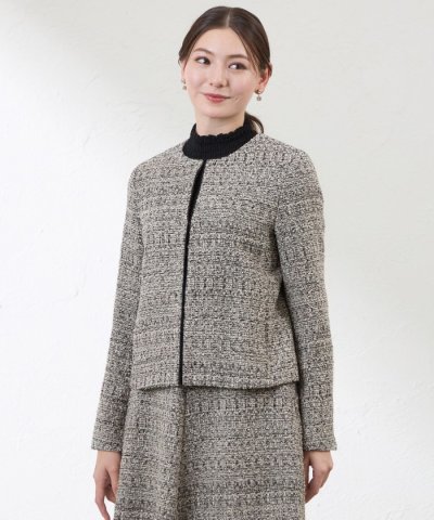 【Anniversary　Piece】【尾州素材】ツイードジャケット