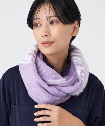 【ウォッシャブル】ヘアリーニットスヌード